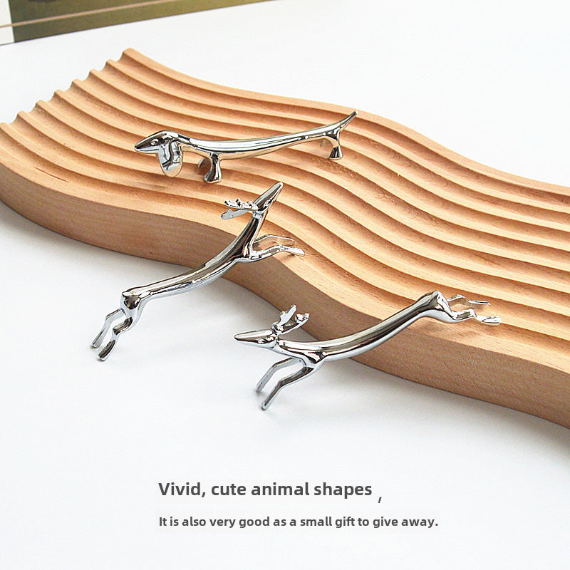 2 Deer and a Dog spoon rest