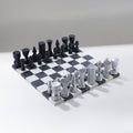 Chess Set in Marble and Metal