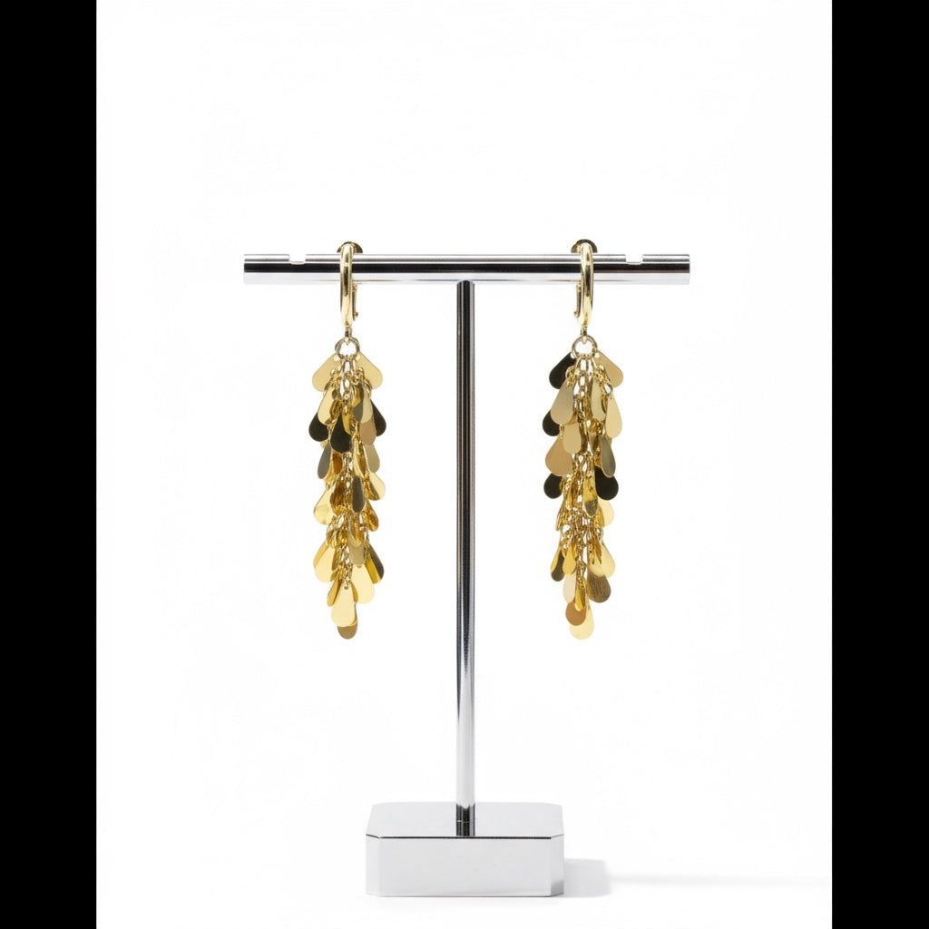 Plated Tassle Earrings