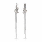 Silver Knot Earrings