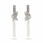 Silver Knot Earrings