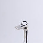 Metallic wine holder