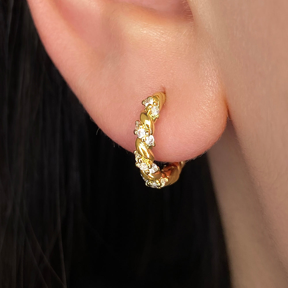 Twisted Rope Hoops