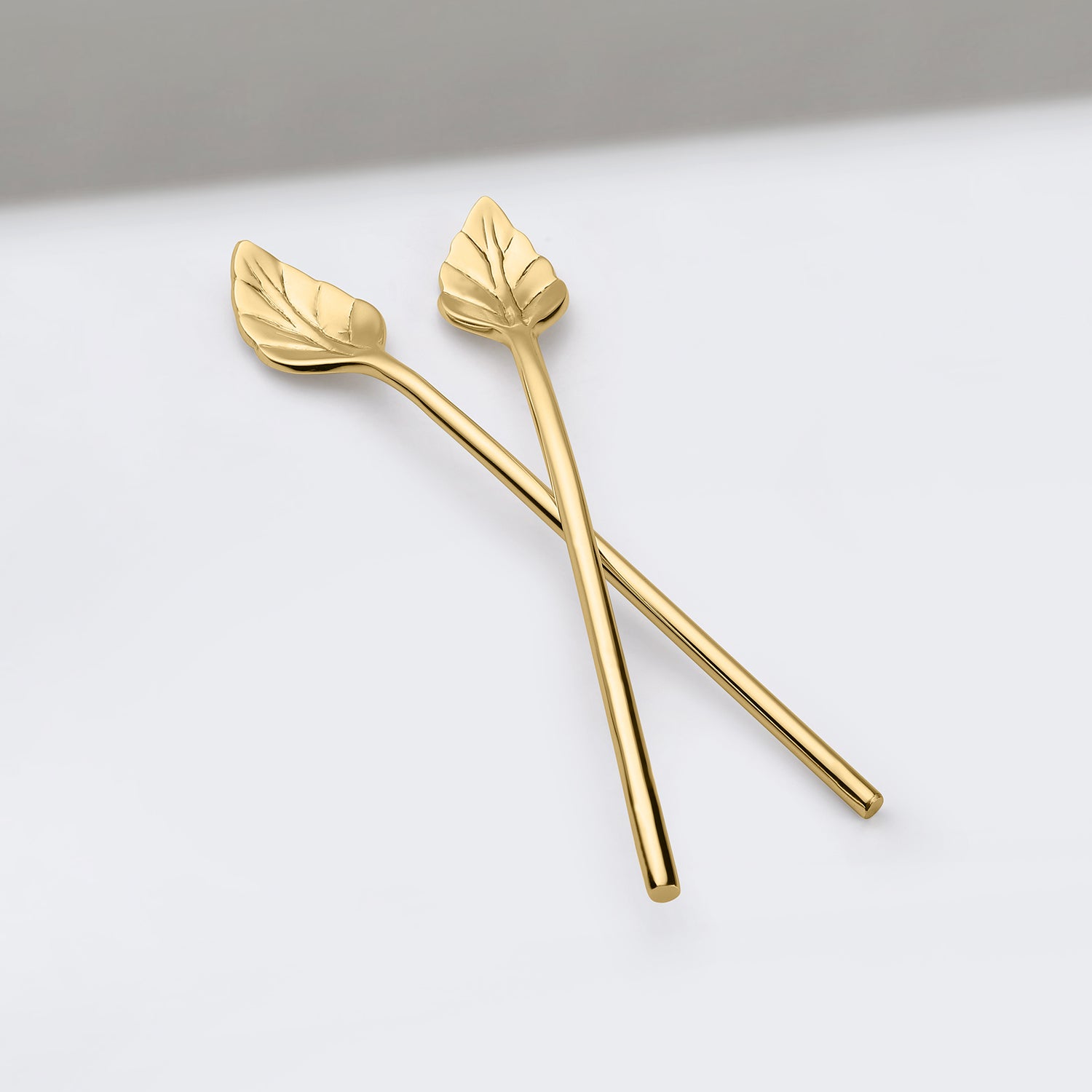 Leaf Brass Stirrers