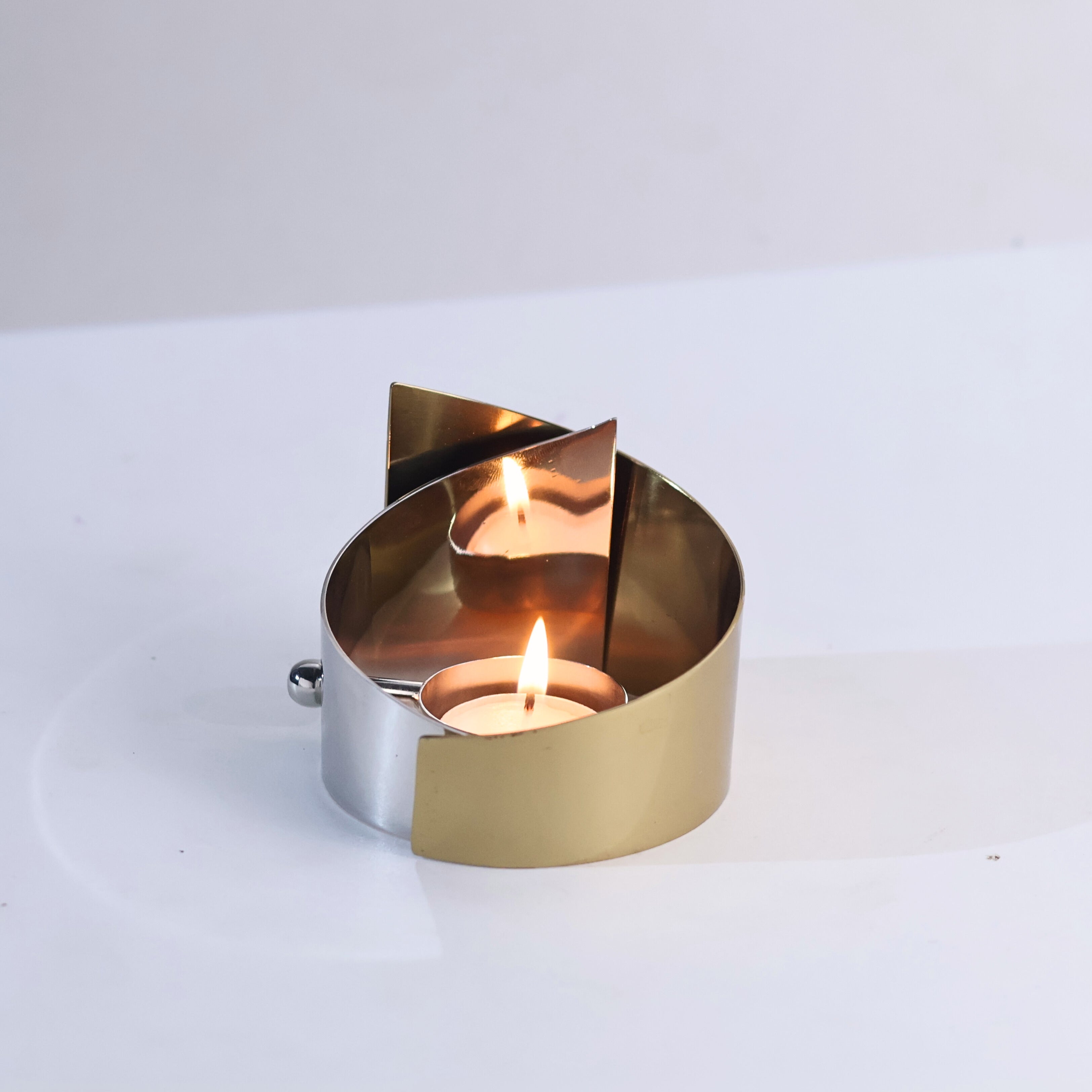 Twin Orbit | Set of 2 Tea Light holders