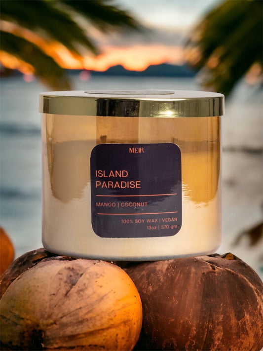 Mango Coconut Vegan Candle