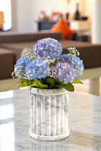 Ridged Marble Planter