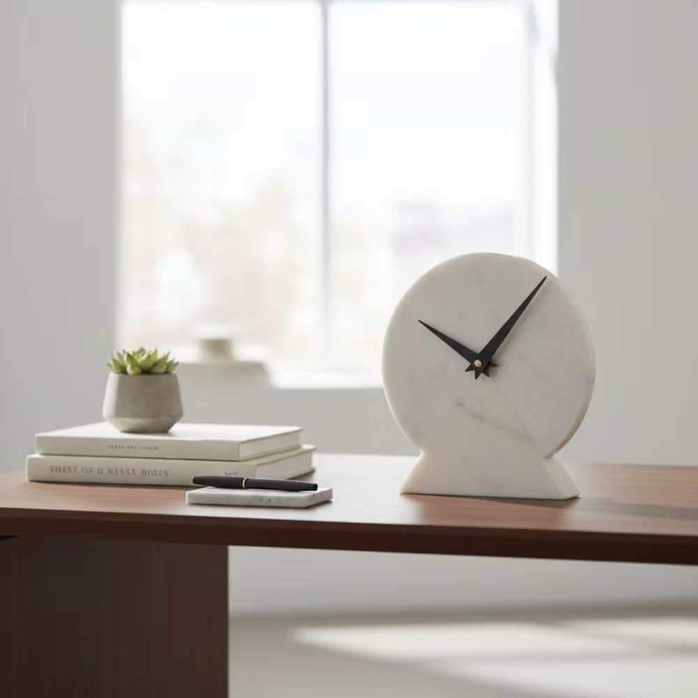 Handcrafted  Marble clock