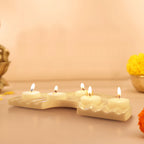 Marble five in one Tea Light Holder