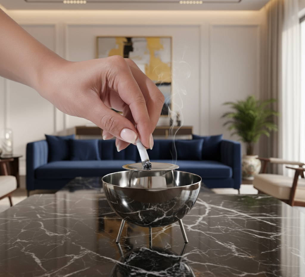 Ashtray with Stand