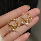 Pearl Rain Drop Earrings