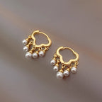 Pearl Rain Drop Earrings