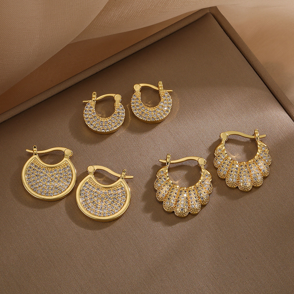 Seashell Hoop Earrings