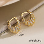 Seashell Hoop Earrings