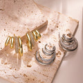 Silver Multi Hoops