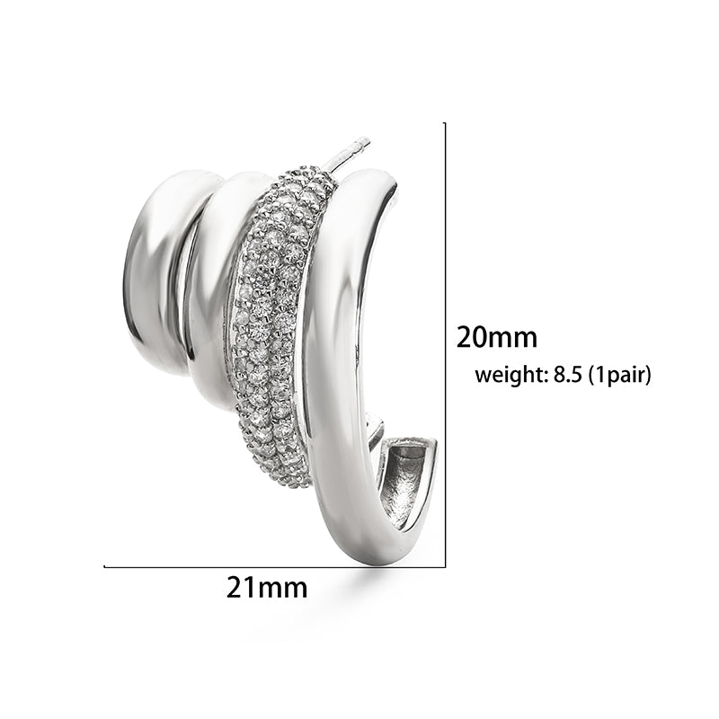 Silver Multi Hoops