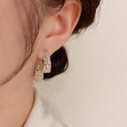 Sterling Silver 925 Glamour Earrings