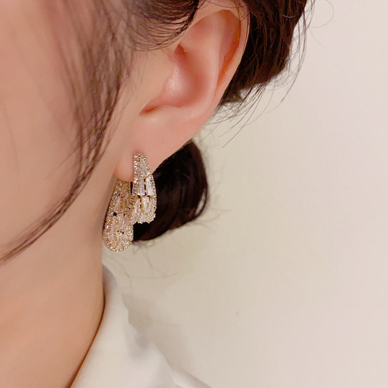 Sterling Silver 925 Glamour Earrings