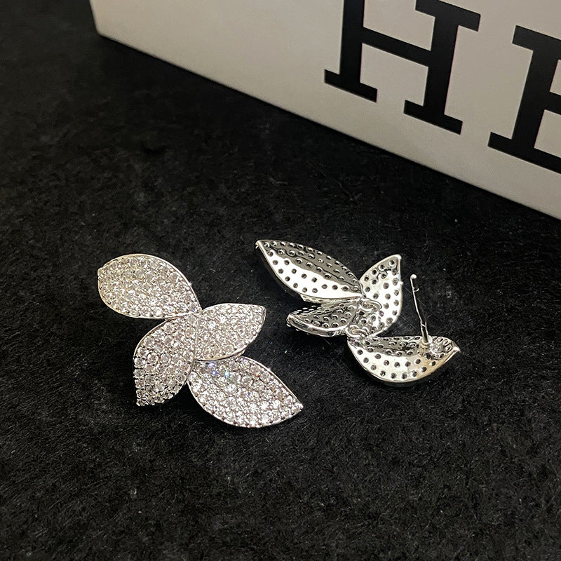 Silver Leaf Earrings