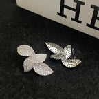 Silver Leaf Earrings