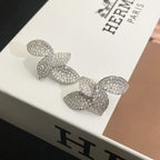 Silver Leaf Earrings