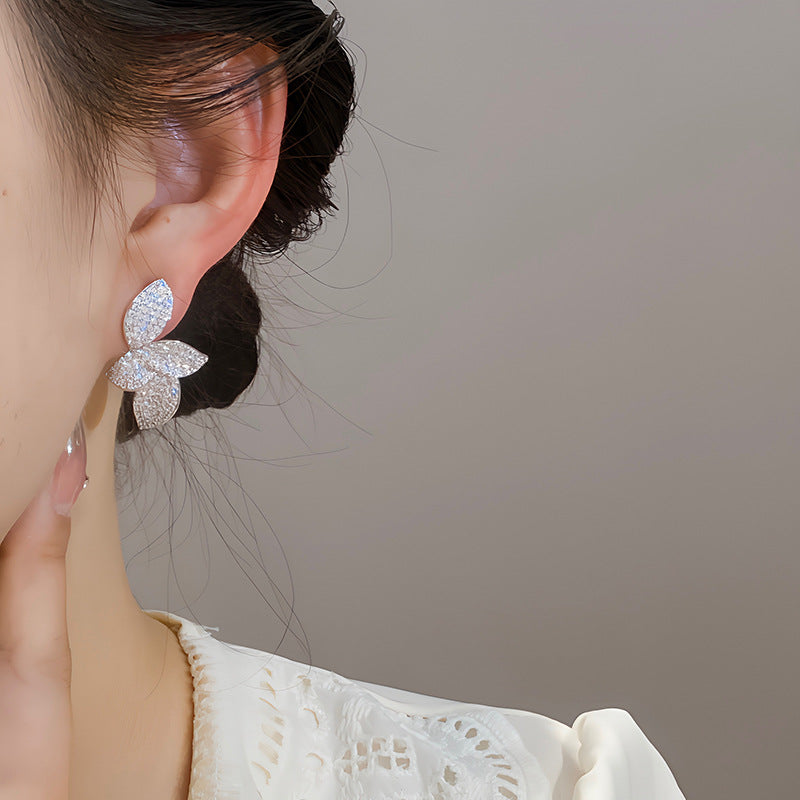 Silver Leaf Earrings