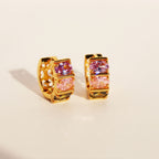 Lilac Plated Hoops