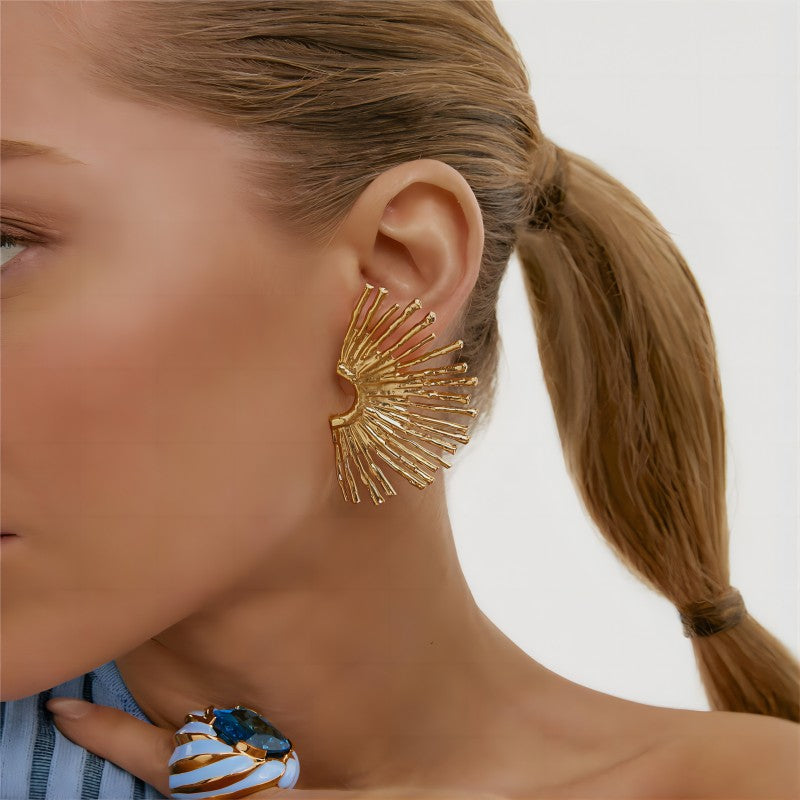 Sunday's Gold Plated Earrings
