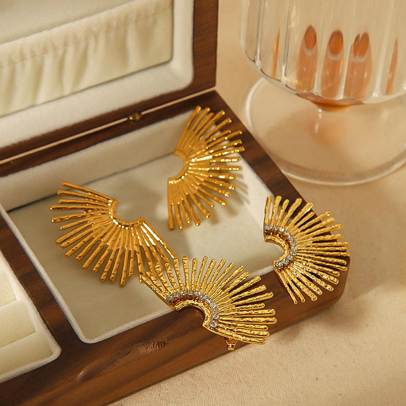 Sunday's Gold Plated Earrings