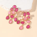 Colorful Long Tiered Earrings