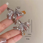 Floral Silver Earrings