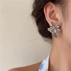 Floral Silver Earrings