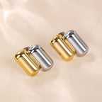 Dual Plated Capsule Earrings