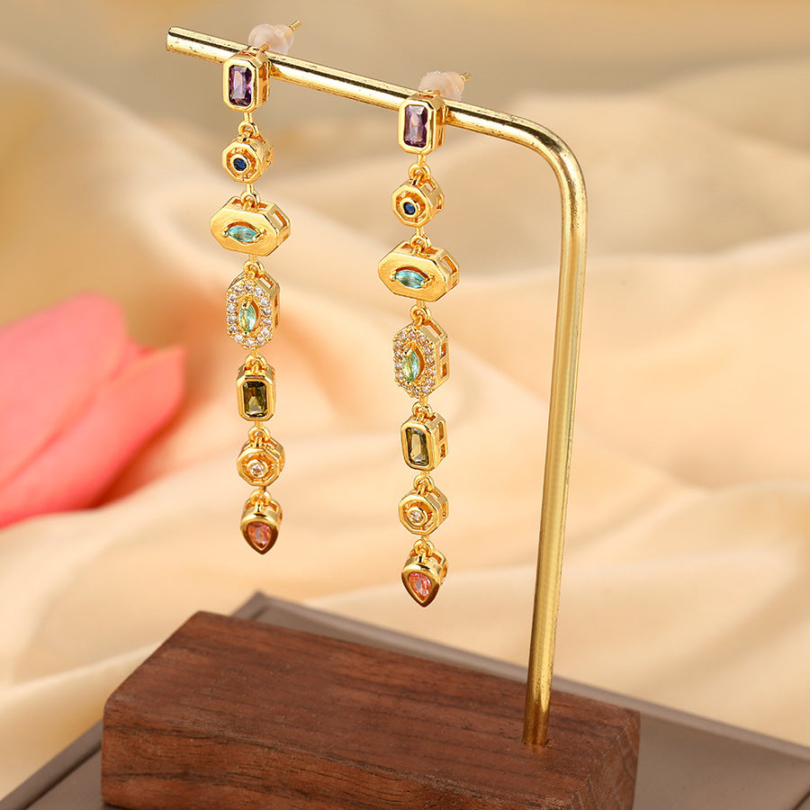 Long Pendant Earrings