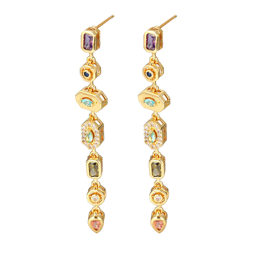 Long Pendant Earrings