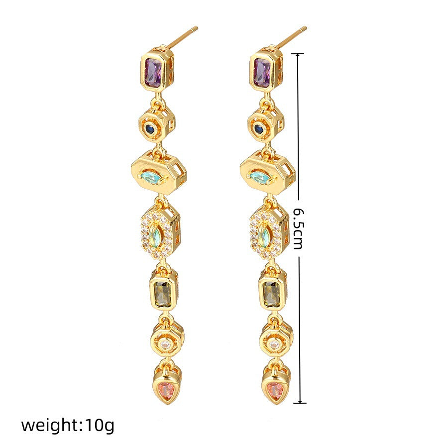 Long Pendant Earrings