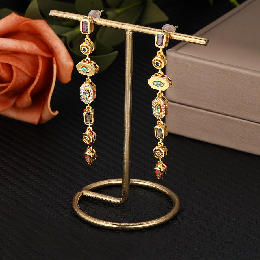 Long Pendant Earrings