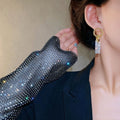 Rectangle Drop Earrings