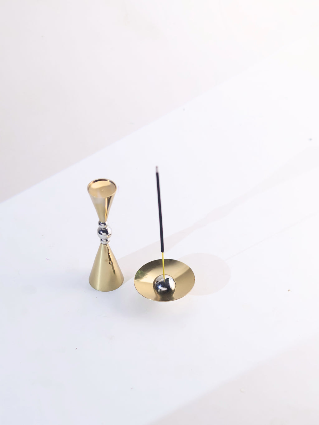 Metal Agarbatti holder and Bell