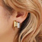 Bar Stud Earrings