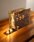 Glass Tea Light Lamp