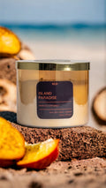 Mango and Coconut scented candle