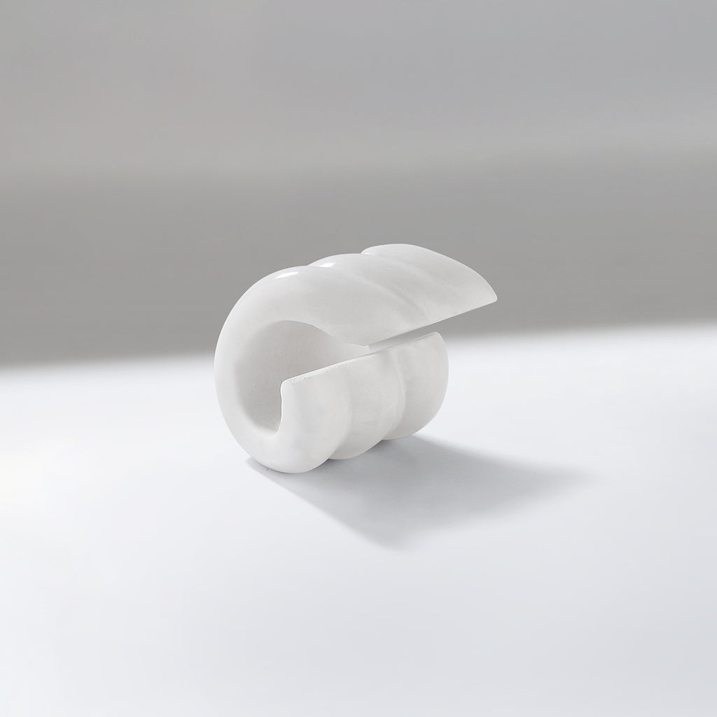 White Napkin Holder