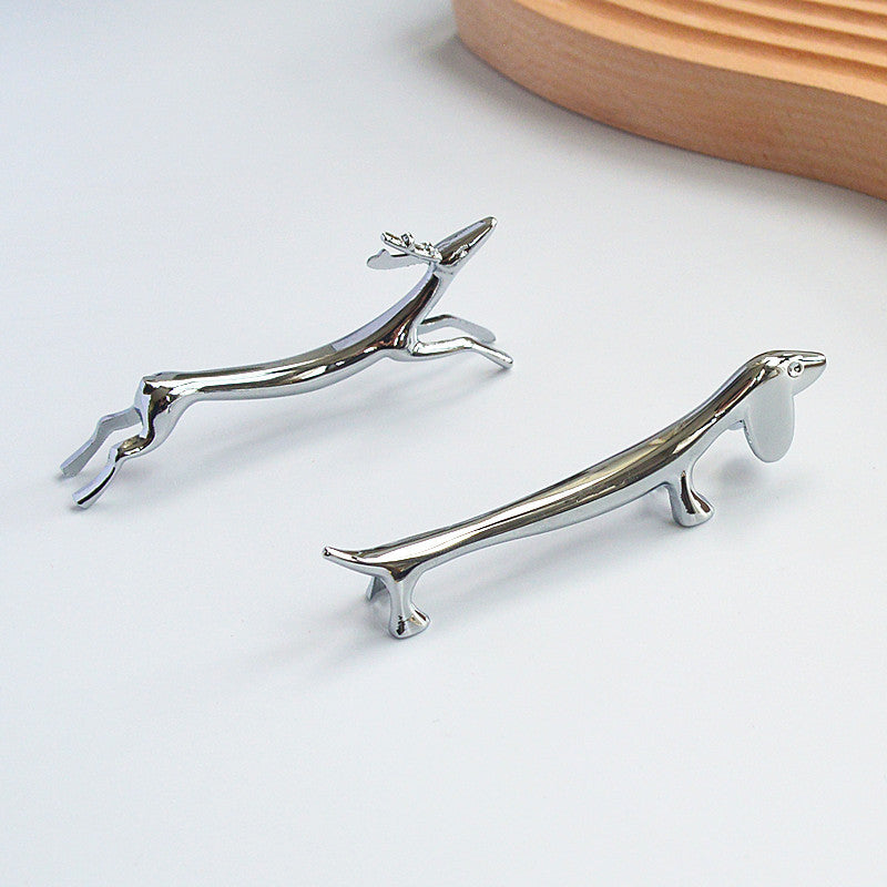 Dog and Deer Shaped Metal Spoon Rest