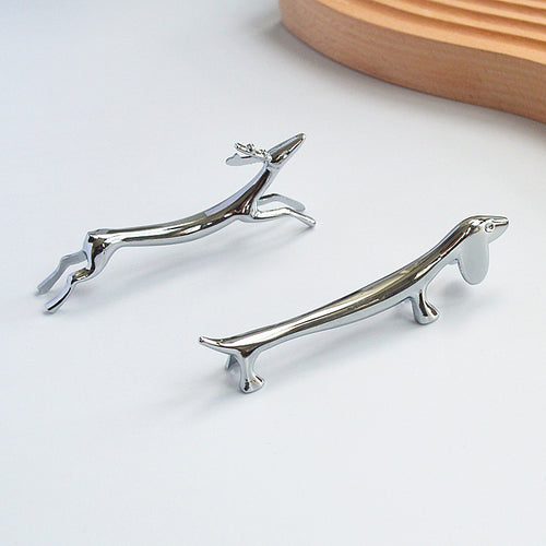 Dog and Deer Shaped Metal Spoon Rest