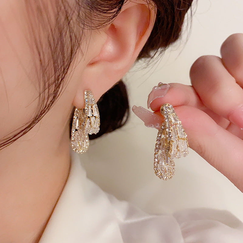 Crystal Stud Earrings